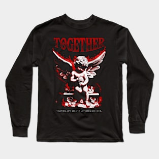 Together Cupid Statue Long Sleeve T-Shirt